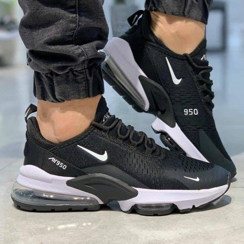 Branded Airmax 950 Black White Shoes For Men's