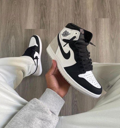 Branded Air Retro 1 High OG Stage Haze Black Grey - Image 4