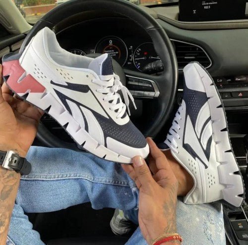 Branded RBK Zig Dynamica 2.0 White Navy - Image 3