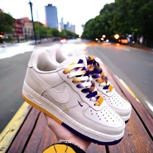Branded Airforce 1 07 low white purple yellow - Image 3