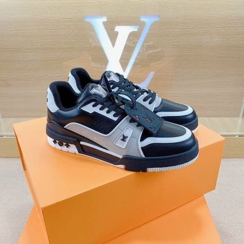Louis vuitton Trainer Black grey TOP BATCH UA - Image 3