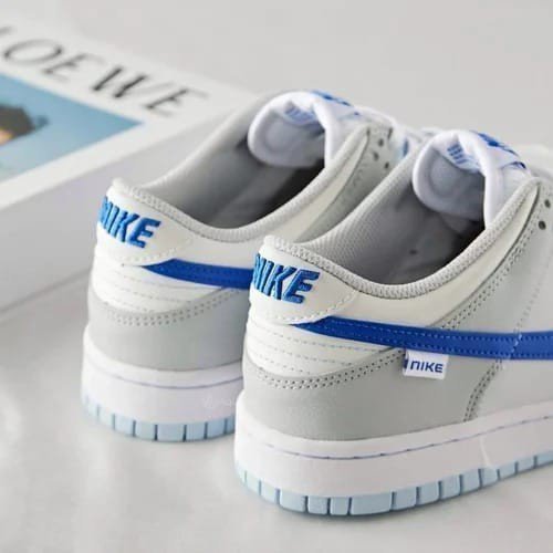 Branded Dunk Low Ivory Hyper Royal For Men's - Image 4