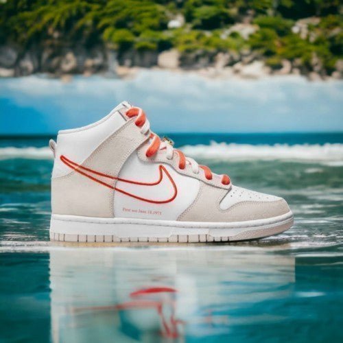 Branded SB Dunk High First Use White Orange - Image 4