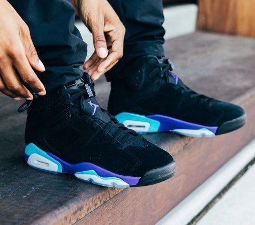 Branded AJ AIR RETRO 6 Aqua - Image 4