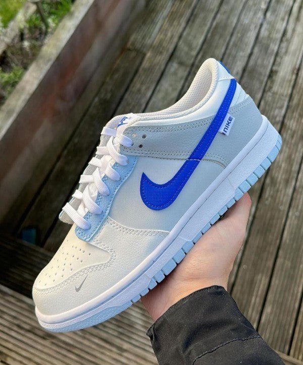 Branded Dunk Low Ivory Hyper Royal For Men's - Image 5