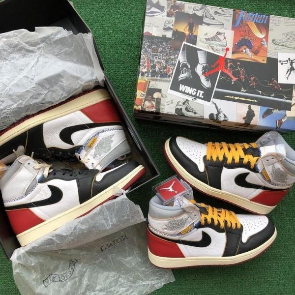 Union LA x Air Jordan 1 Retro High NRG Black Toe TOP BATCH UA - Image 4