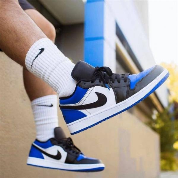 Air Jordan 1 Low Alternate Royal Toe TOP BATCH UA - Image 3