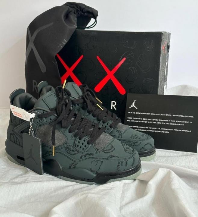Jordan retro 4 kaws olive  TOP BATCH UA - Image 2