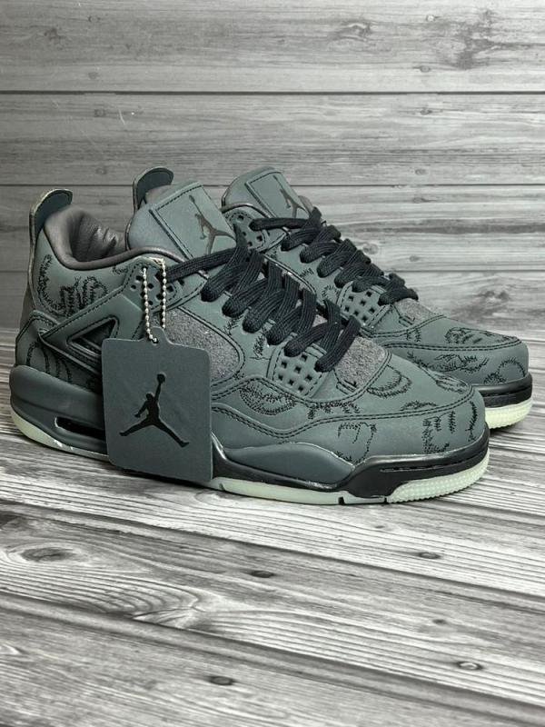 Jordan retro 4 kaws olive  TOP BATCH UA - Image 3