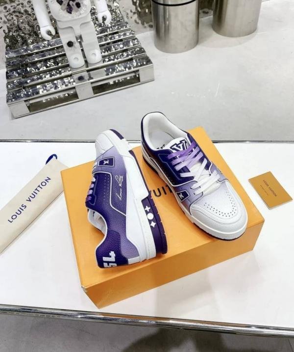 Louis Vuitton LV Traniner Purple TOP BATCH UA - Image 3