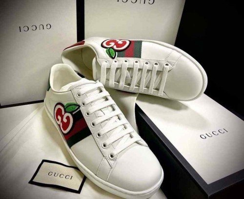 Gucci Ace Low GG Apple Patch White 408 TOP BATCH UA - Image 3