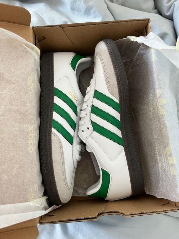 Adidas Samba OG White Green TOP BATCH UA - Image 3