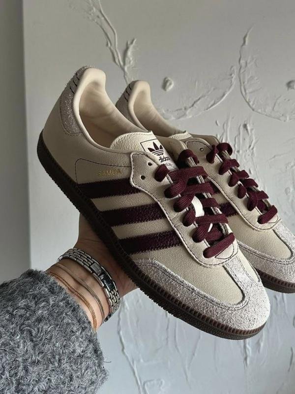 Samba OG Wonder White MaroonTOP BATCH UA - Image 2