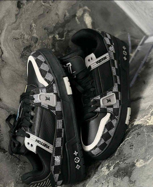 Louis Vuitton LV Trainer Black Grey TOP BATCH UA - Image 2