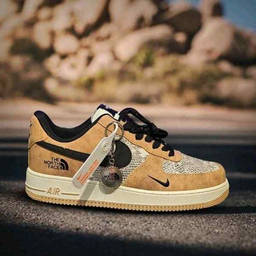 Nike Air force 1 North face Beige Black TOP BATCH UA - Image 3
