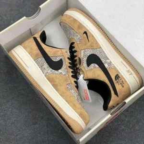 Nike Air force 1 North face Beige Black TOP BATCH UA - Image 2