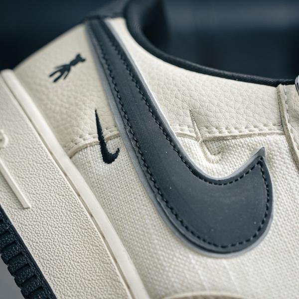 Nike Air force 1 07 Low Violent Bear Joint Linen Beige Black TOP BATCH UA - Image 4
