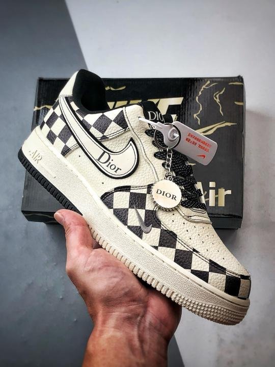 Dior x Air Force 1 Leather TOP BATCH UA - Image 4