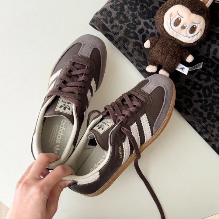 Adidas Samba OG Brown Putty Grey TOP BATCH UA - Image 3