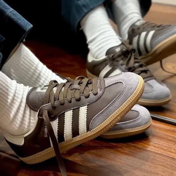 Adidas Samba OG Brown Putty Grey TOP BATCH UA - Image 4