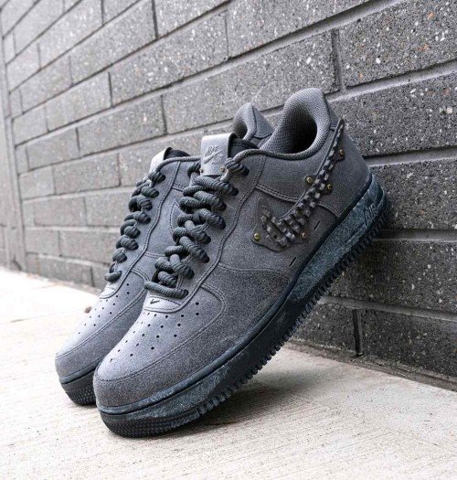 Nike AirForce 1 Low Medium Ash Black 439 TOP BATCH UA - Image 3