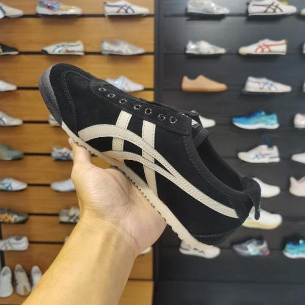 Onitsuka Tiger Mexico 66 Slipon Black White Leather TOP BATCH UA - Image 3
