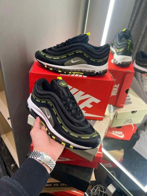 Nike Airmax 97 Undefeated Black Volt TOP BATCH UA - Image 2