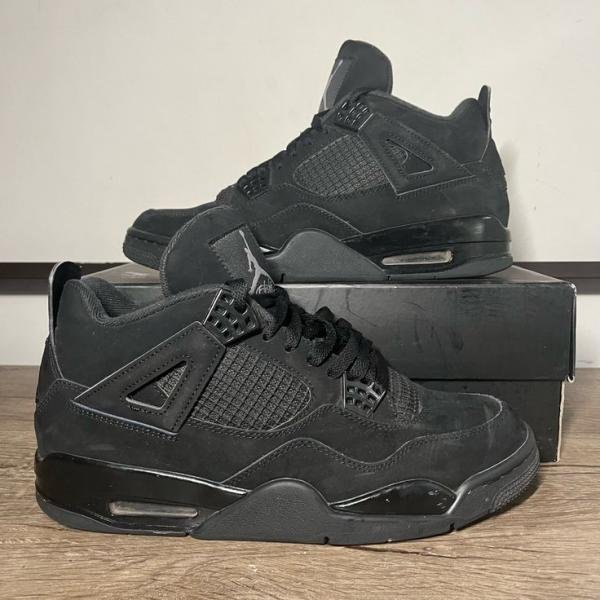 Jordan Retro 4 Black Cat Suede Semi Ua TOP BATCH UA - Image 3