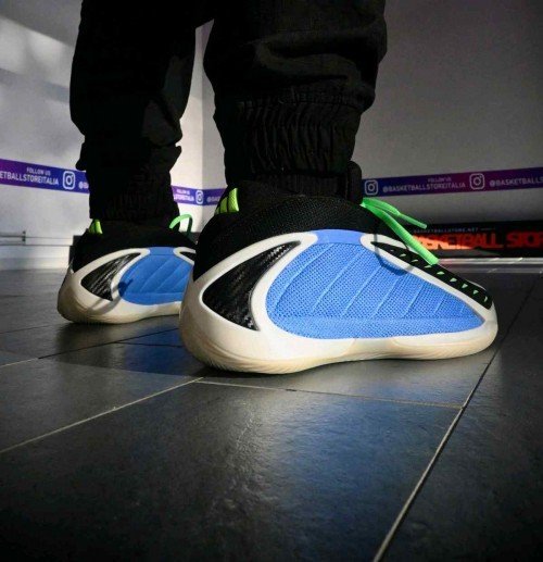 Adidas Anthony Edwards 2 Fusion Blue Zero Metallic Lime Burst 979 TOP BATCH UA - Image 4