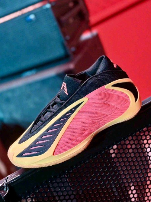 Adidas Anthony Edwards 2 Core Black Acid Red 987 TOP BATCH UA - Image 3