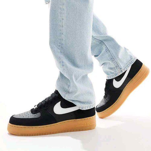 Nike Air Force 1 07 LV8 Black Suede TOP BATCH UA - Image 3