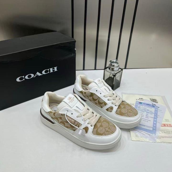 WMN Coaach Clip Court Sneaker White signature canvas TOP BATCH UA - Image 3