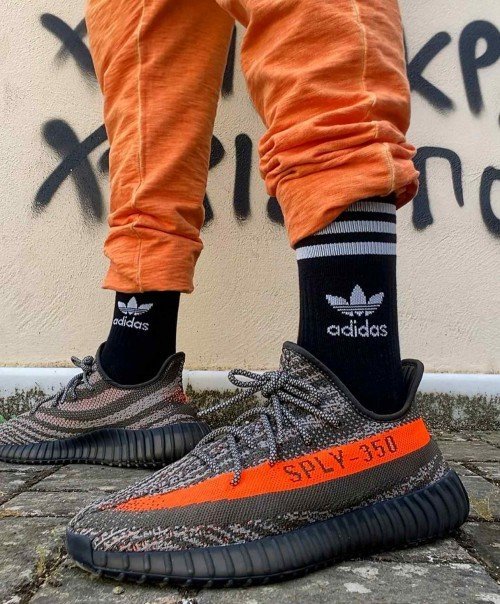 Adida s Yeezy 350 V2 Carbon Beluga Semi UA TOP BATCH UA - Image 3