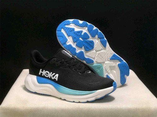 HOKA Arahi 8 Mens BlackSkyward Blue TOP BATCH UA - Image 4
