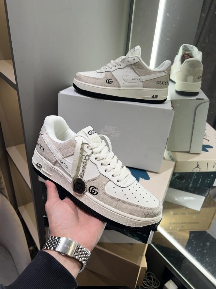 Nik e Airforce 1 Gucc i Print TOP BATCH UA - Image 5