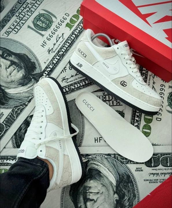 Nik e Airforce 1 Gucc i Print TOP BATCH UA - Image 4