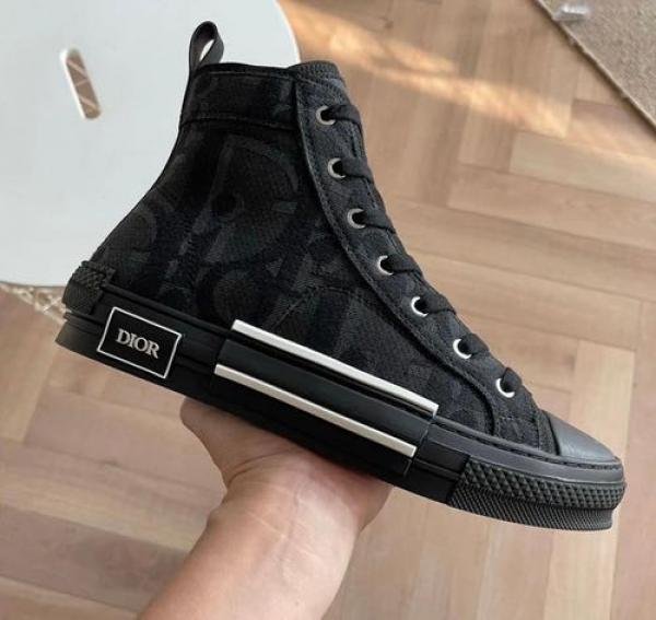 b23 high top sneaker black maxi oblique jacquard surplus TOP BATCH UA - Image 5