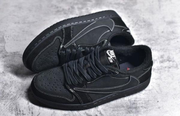Nik e Air Jordan 1 Low Travis Scott Black Phantom SEMI UA TOP BATCH UA - Image 3