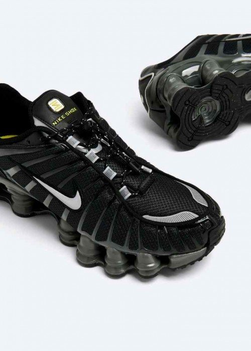 Nike Shox TL Black And Metallic Silver TOP BATCH UA - Image 4