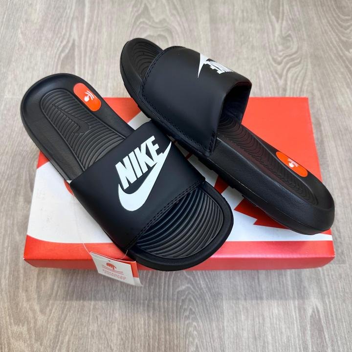 Nike Victori One Black White Flip-Flop
