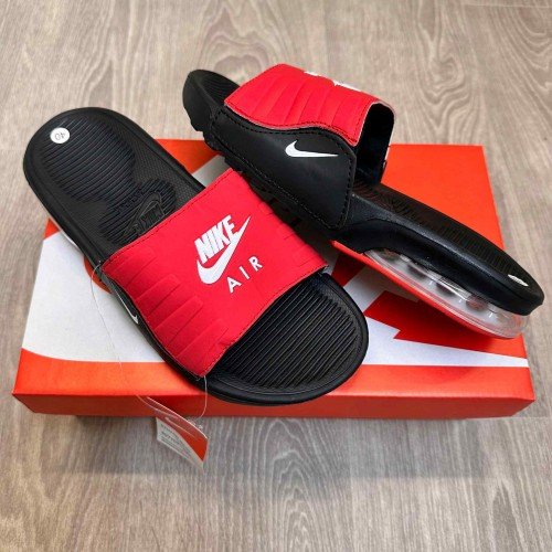 Nike Airmax Camden Red Black Premium Slides