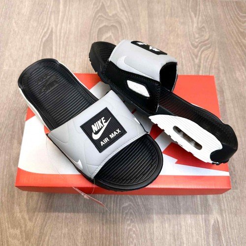 Nike Airmax 90 Premium Grey Black White Flip-Flop