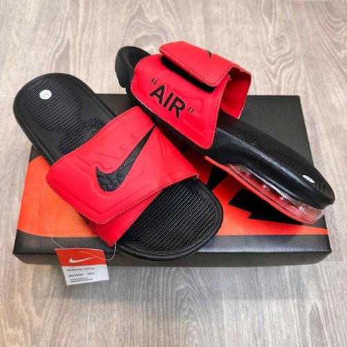 Nike Airmax Camden Adjust Premium Red Black Flip-Flop