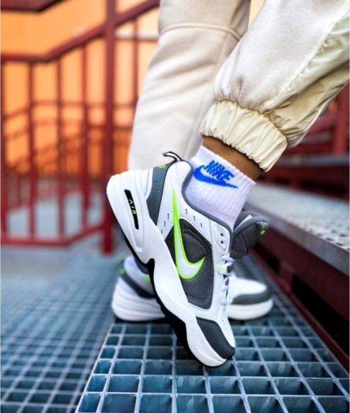 Nike Air Monarch Iv Trainers X White Cool Grey TOP BATCH UA - Image 3