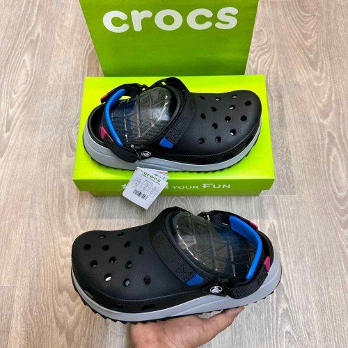 Crocs Classic Hiker Ikat Black Ash Clogs