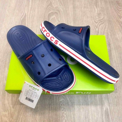 Crocs Bayaband Premium Blue Slides