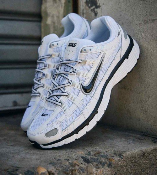 nike P-6000 in White Black Metallic Silver  TOP BATCH UA - Image 3