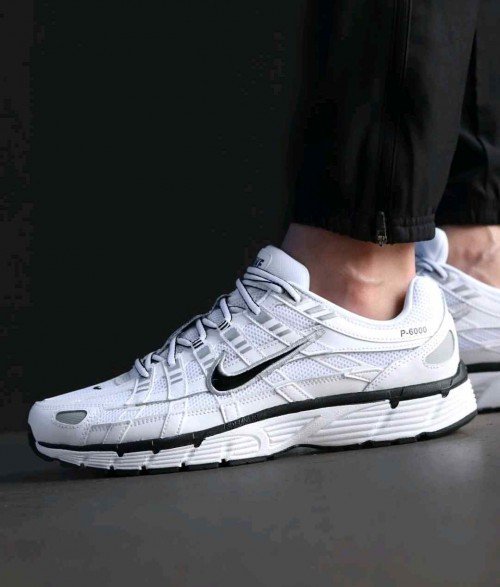 nike P-6000 in White Black Metallic Silver  TOP BATCH UA - Image 4