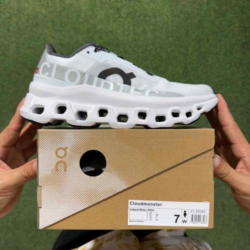 OnRunning Cloudmonster - White Black TOP BATCH UA - Image 4