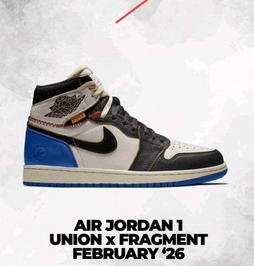 Air jordan 1 X Union LA X Fragment  TOP BATCH UA - Image 4